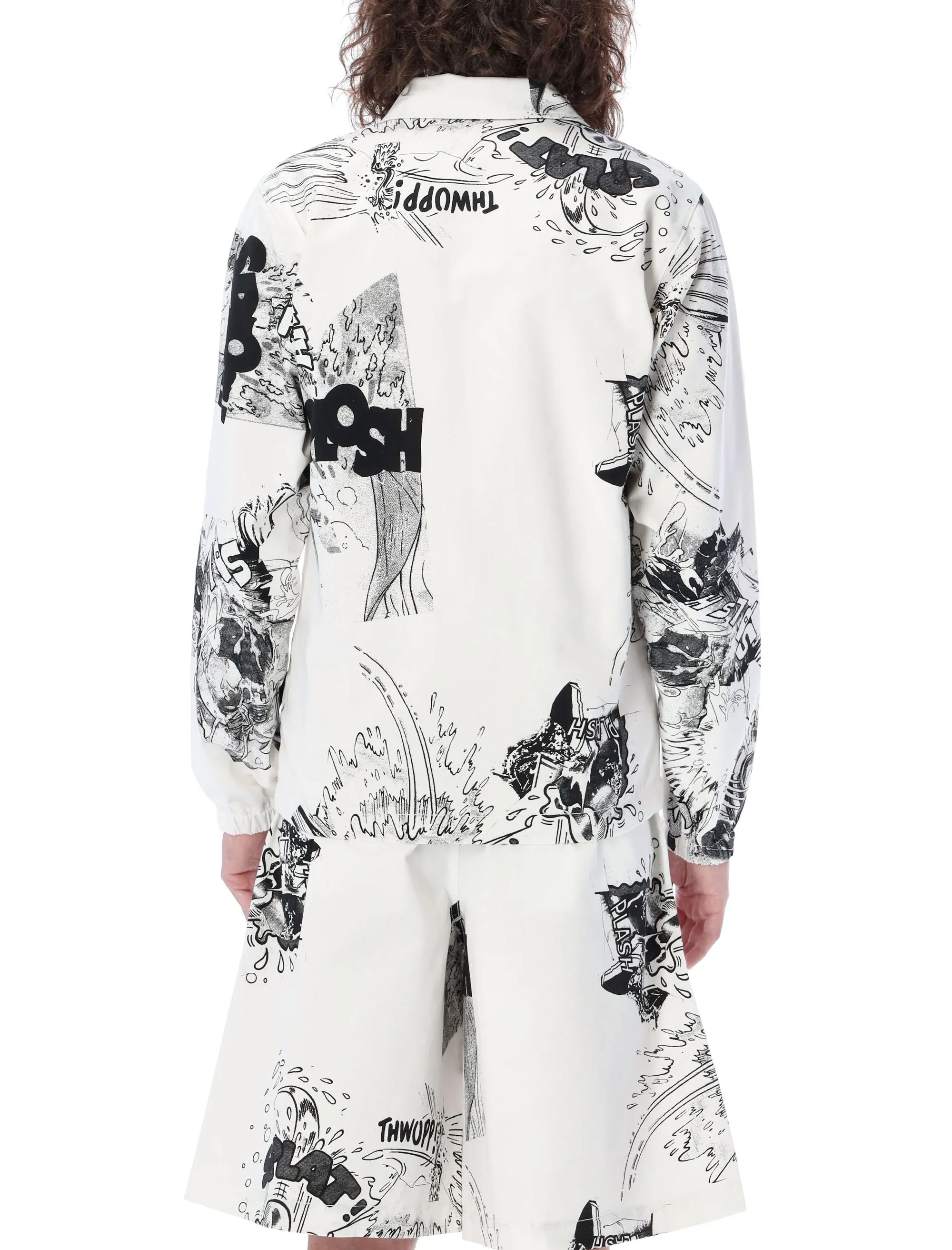 Comme des Garons Shirt X Christian Marclay Drawstring Jacket