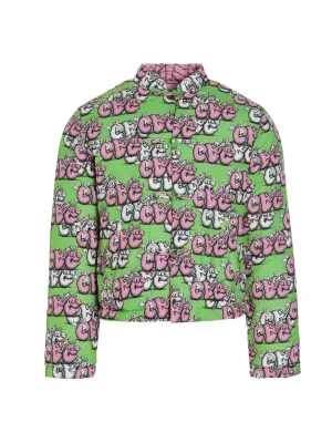 Comme des Garons Shirt X KAWS Graphic Printed Jacket