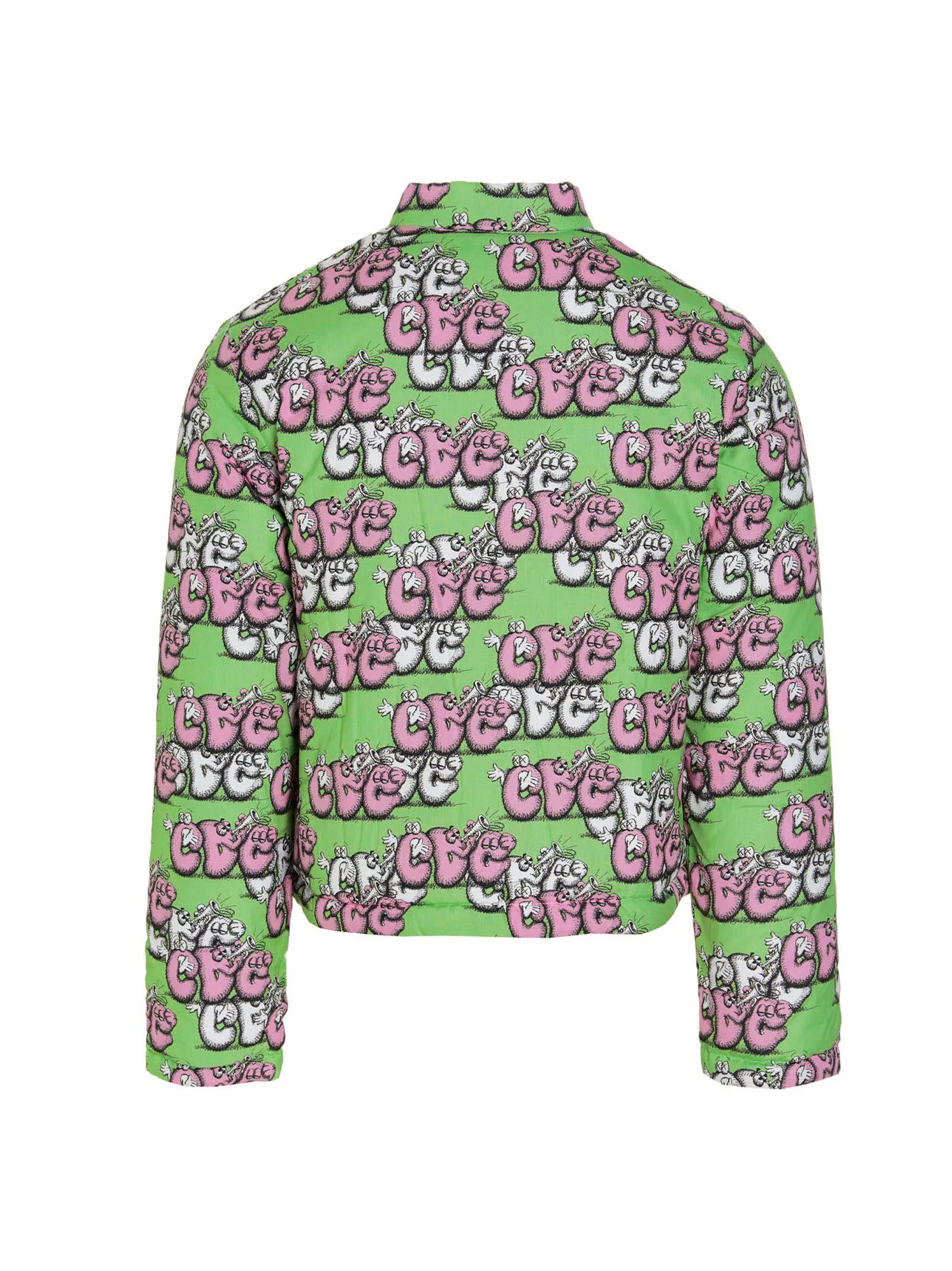 Comme des Garons Shirt X KAWS Graphic Printed Jacket