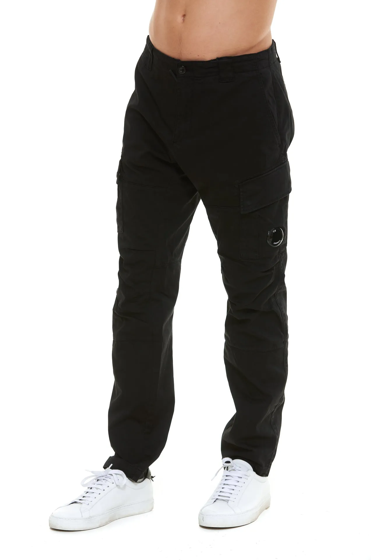 C.P. Company Logo Plaque Cargo Pants