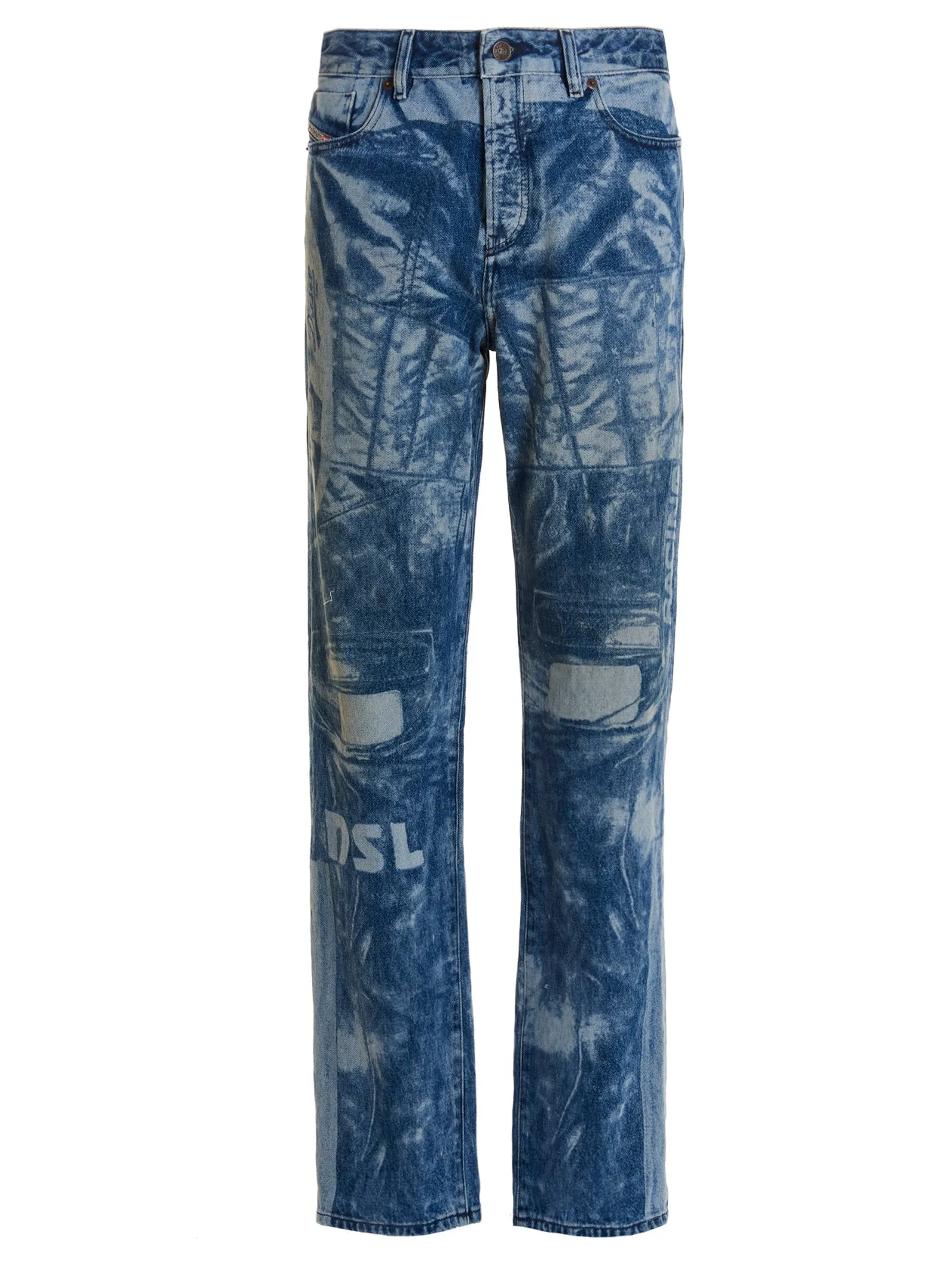 Diesel 1955 High Waist Straight-Leg Jeans