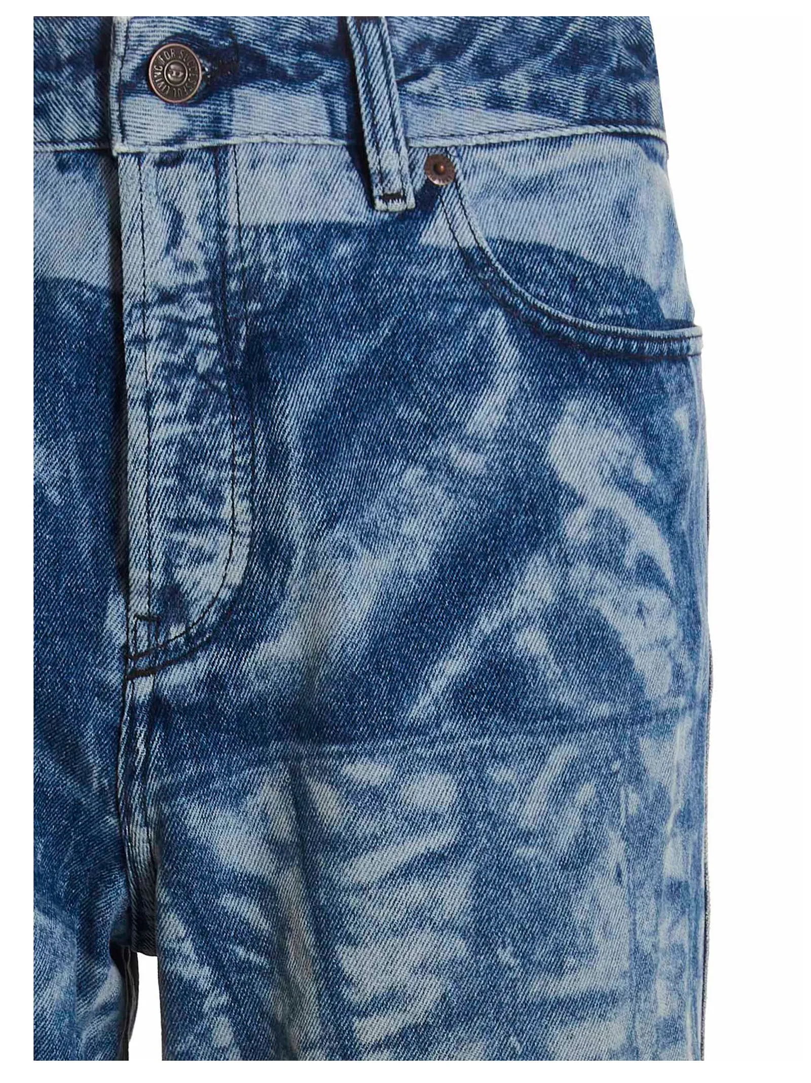 Diesel 1955 High Waist Straight-Leg Jeans