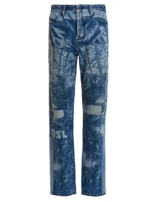 Diesel 1955 High Waist Straight-Leg Jeans