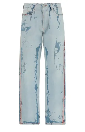 Diesel 2010 Peel-Off Effect Logo Patch Jeans