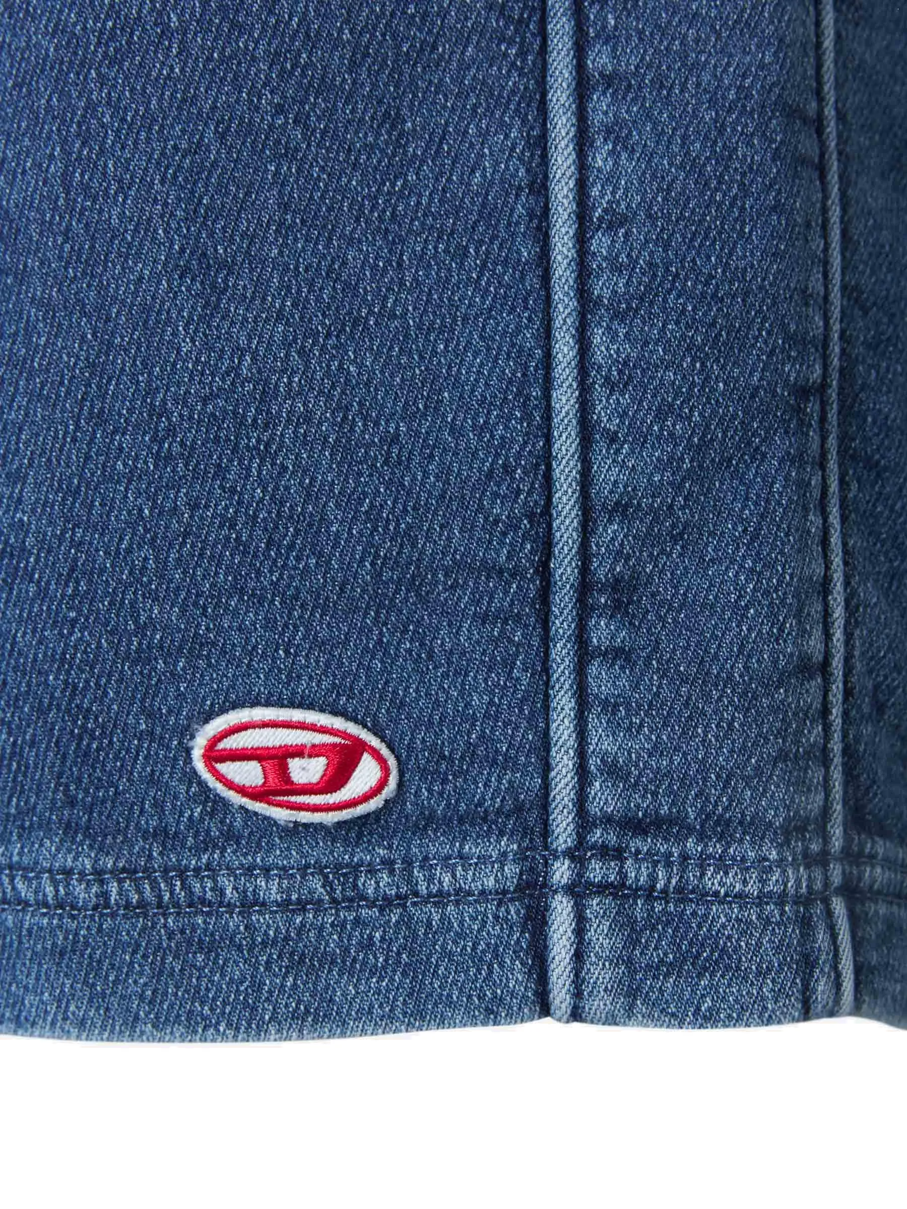 Diesel D Boxy Track Denim Shorts