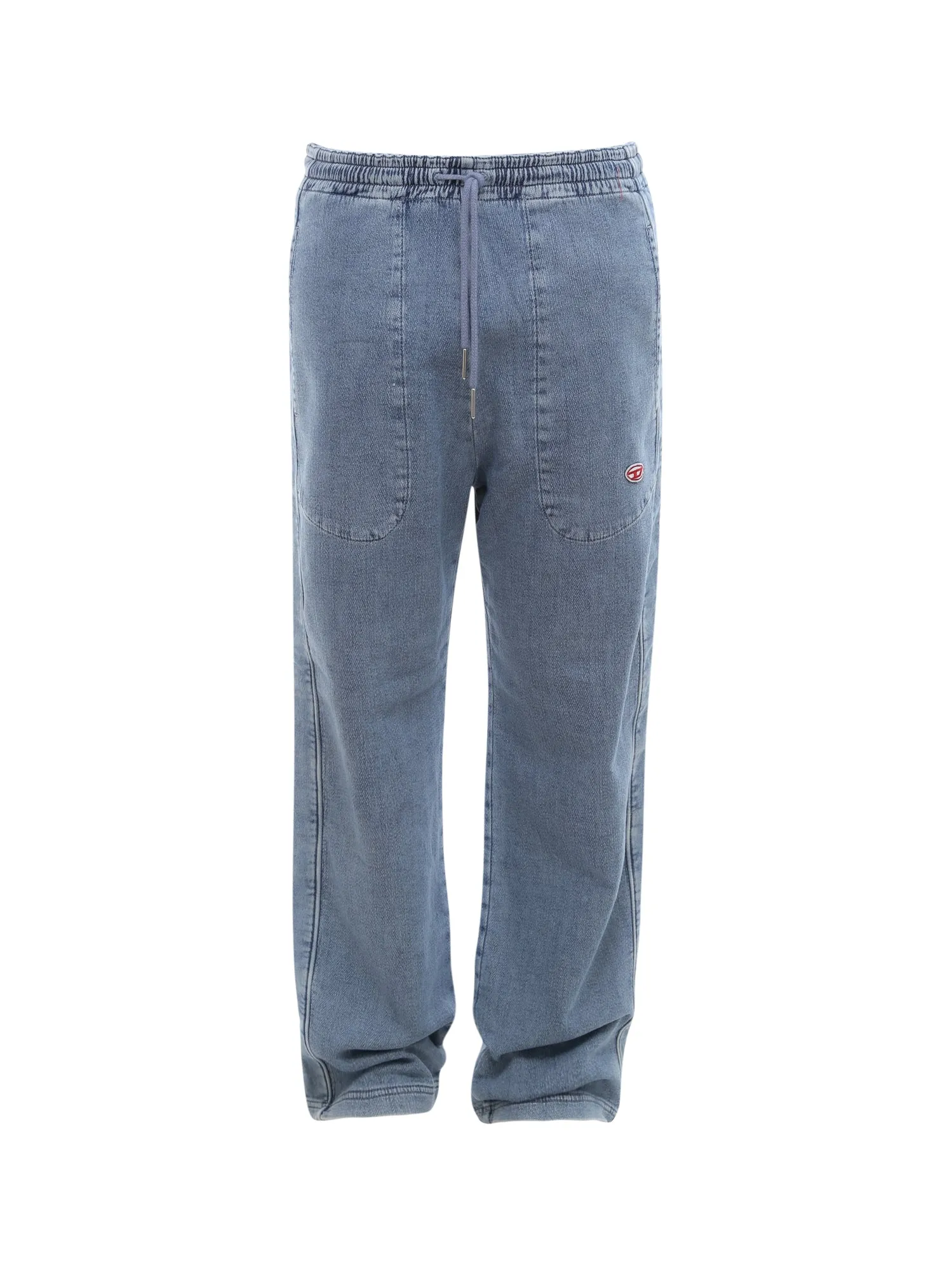 Diesel Drawstring Straight Leg Jeans