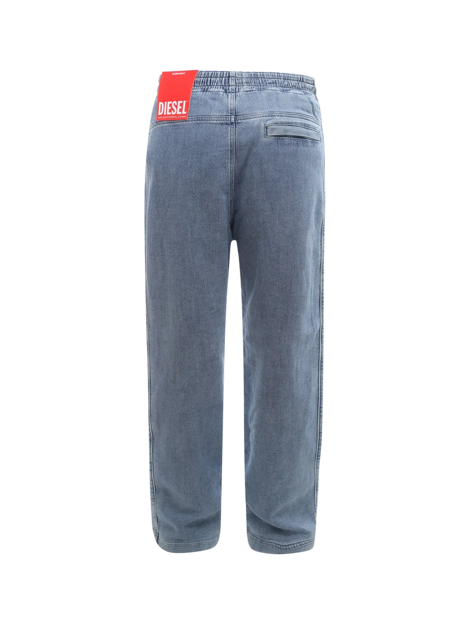 Diesel Drawstring Straight Leg Jeans