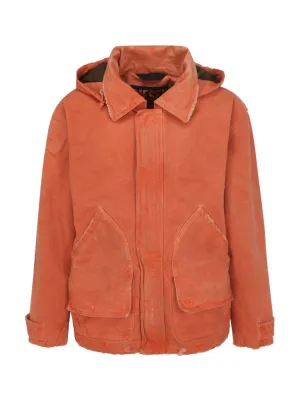 Diesel J-Shank Frayed Hooded Jacket