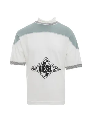 Diesel T-Ollar Logo Printed T-Shirt