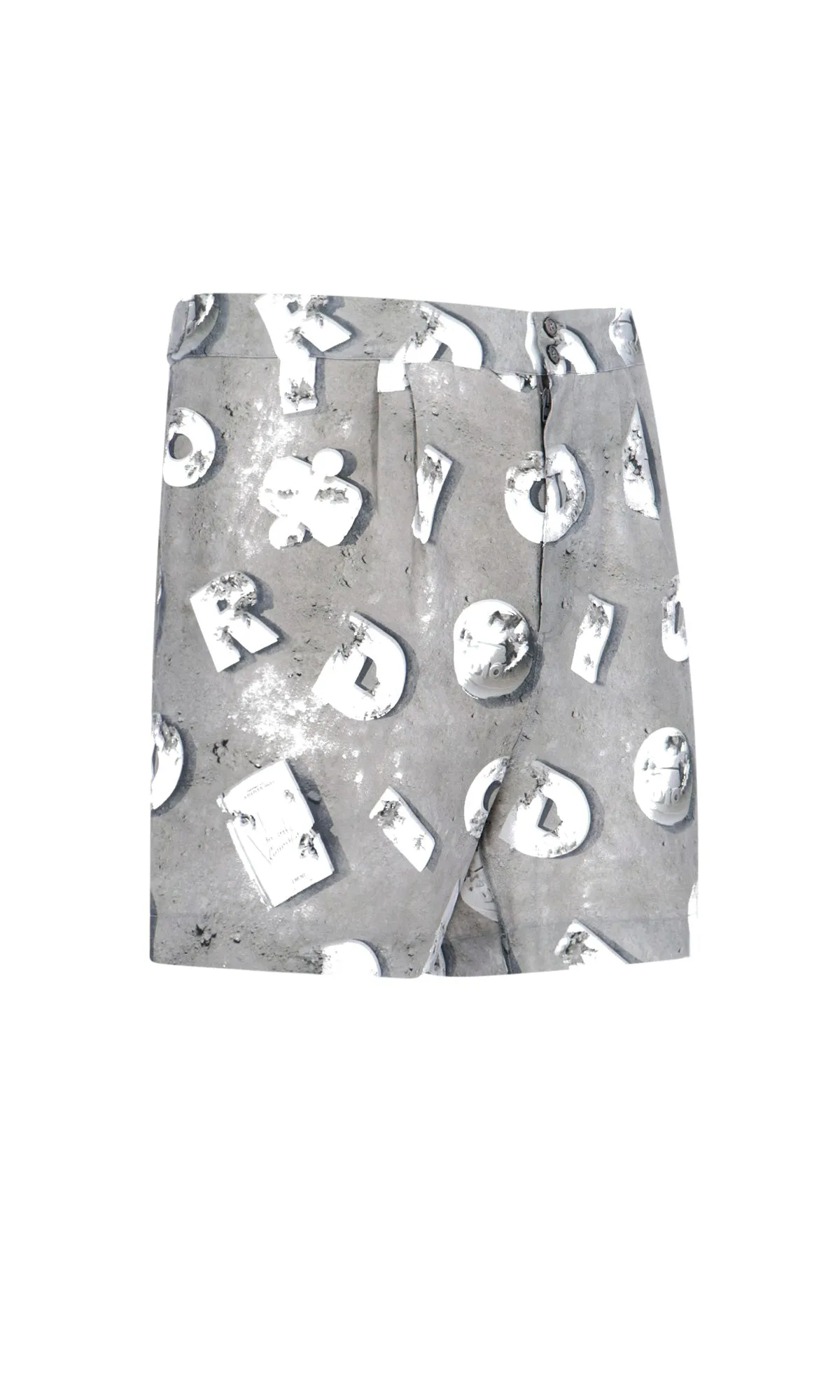 Dior Homme X Daniel Arsham Printed Bermuda Shorts