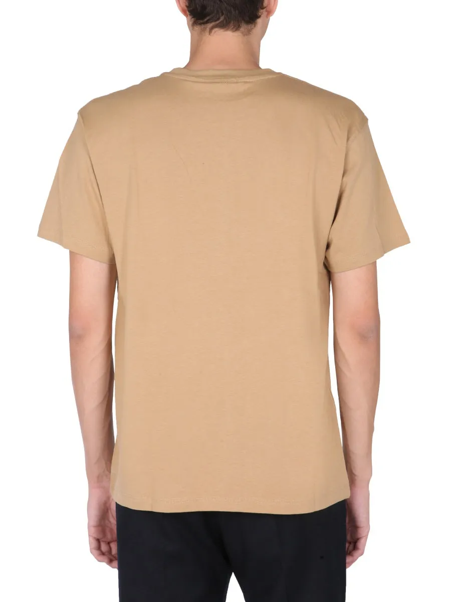 Disclaimer Logo Print Crewneck T-Shirt