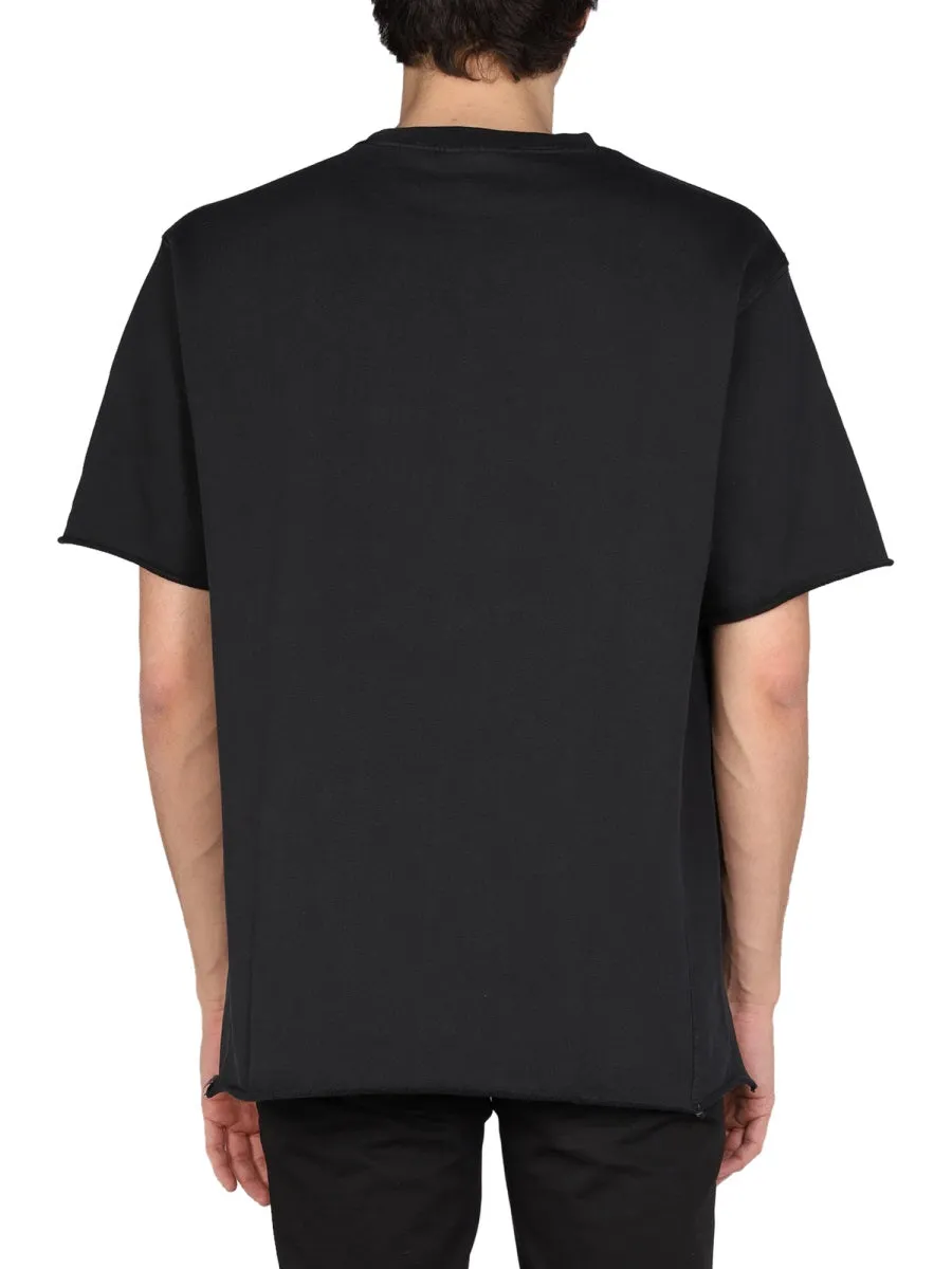 Disclaimer Printed Crewneck T-Shirt