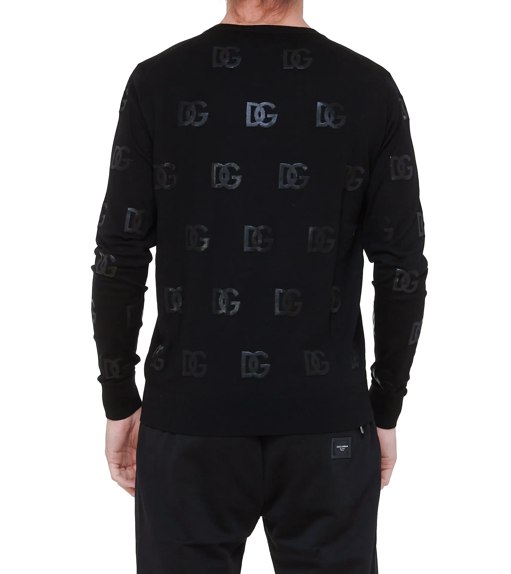 Dolce & Gabbana Allover Logo Crewneck Sweater