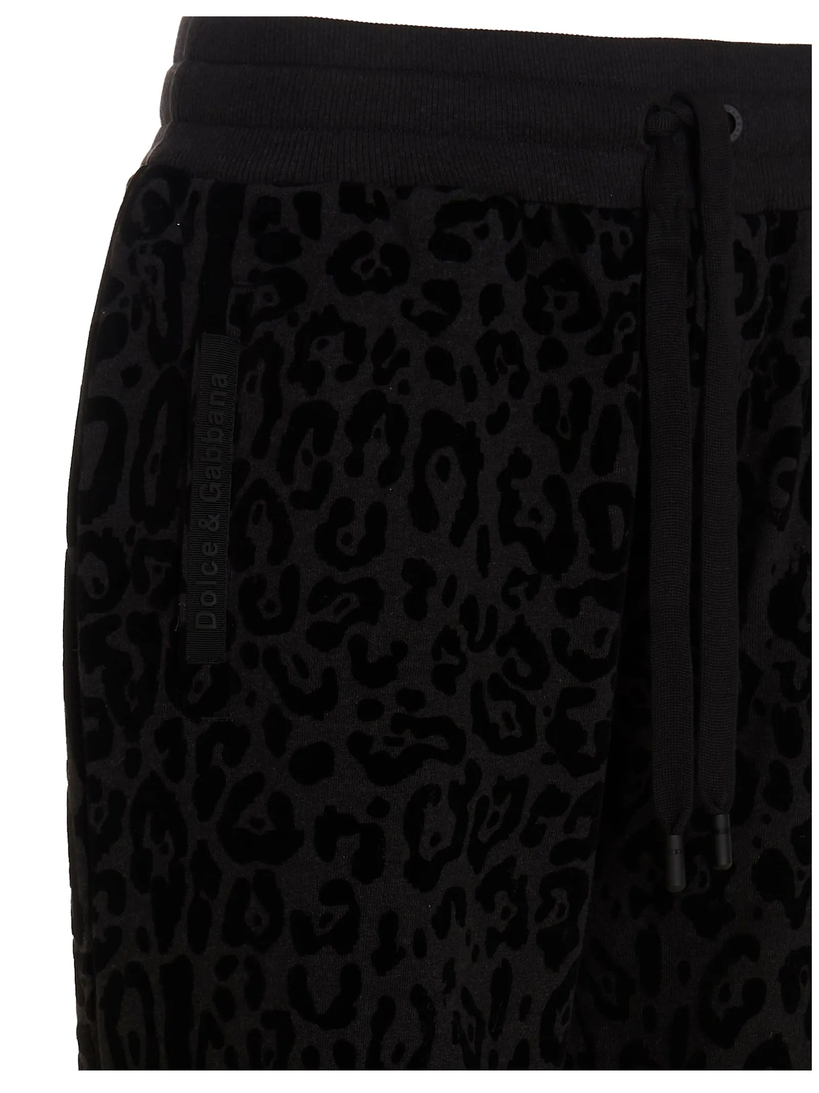 Dolce & Gabbana Animal Print Drawstring Pants