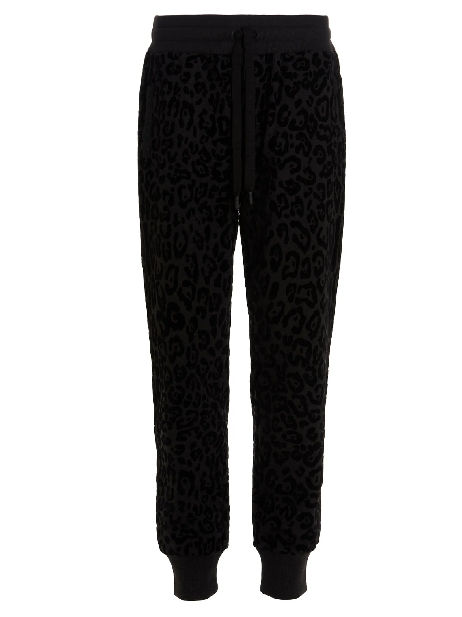 Dolce & Gabbana Animal Print Drawstring Pants
