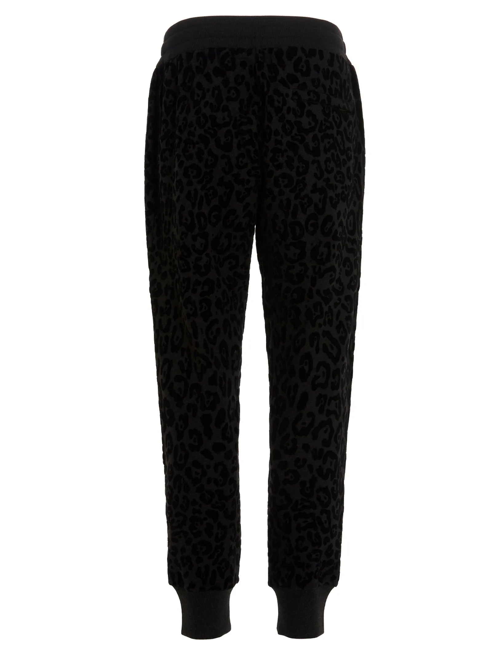 Dolce & Gabbana Animal Print Drawstring Pants