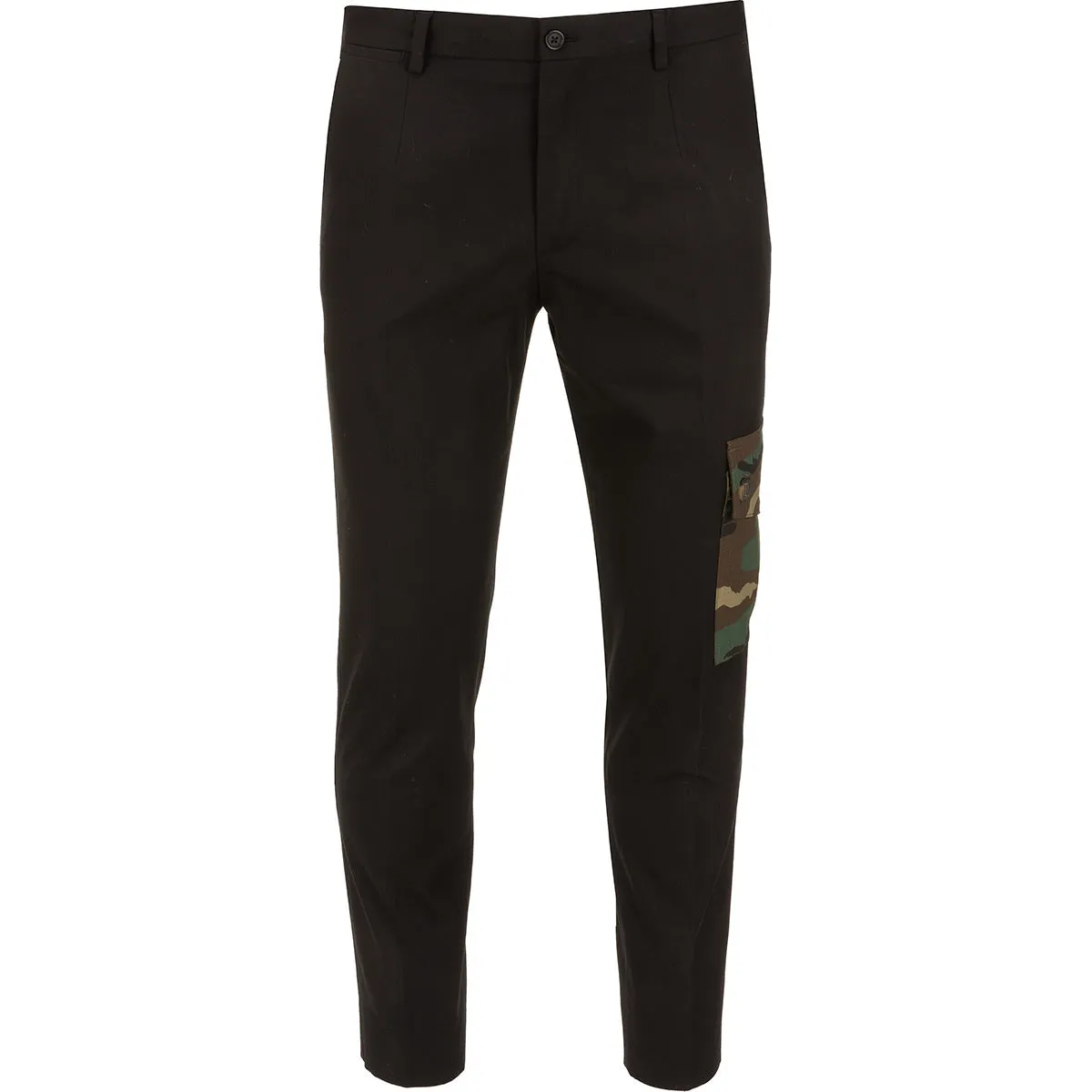 Dolce & Gabbana Camouflage Pocket Cropped Pants