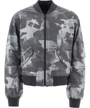 Dolce & Gabbana Camouflage Print Bomber Jacket