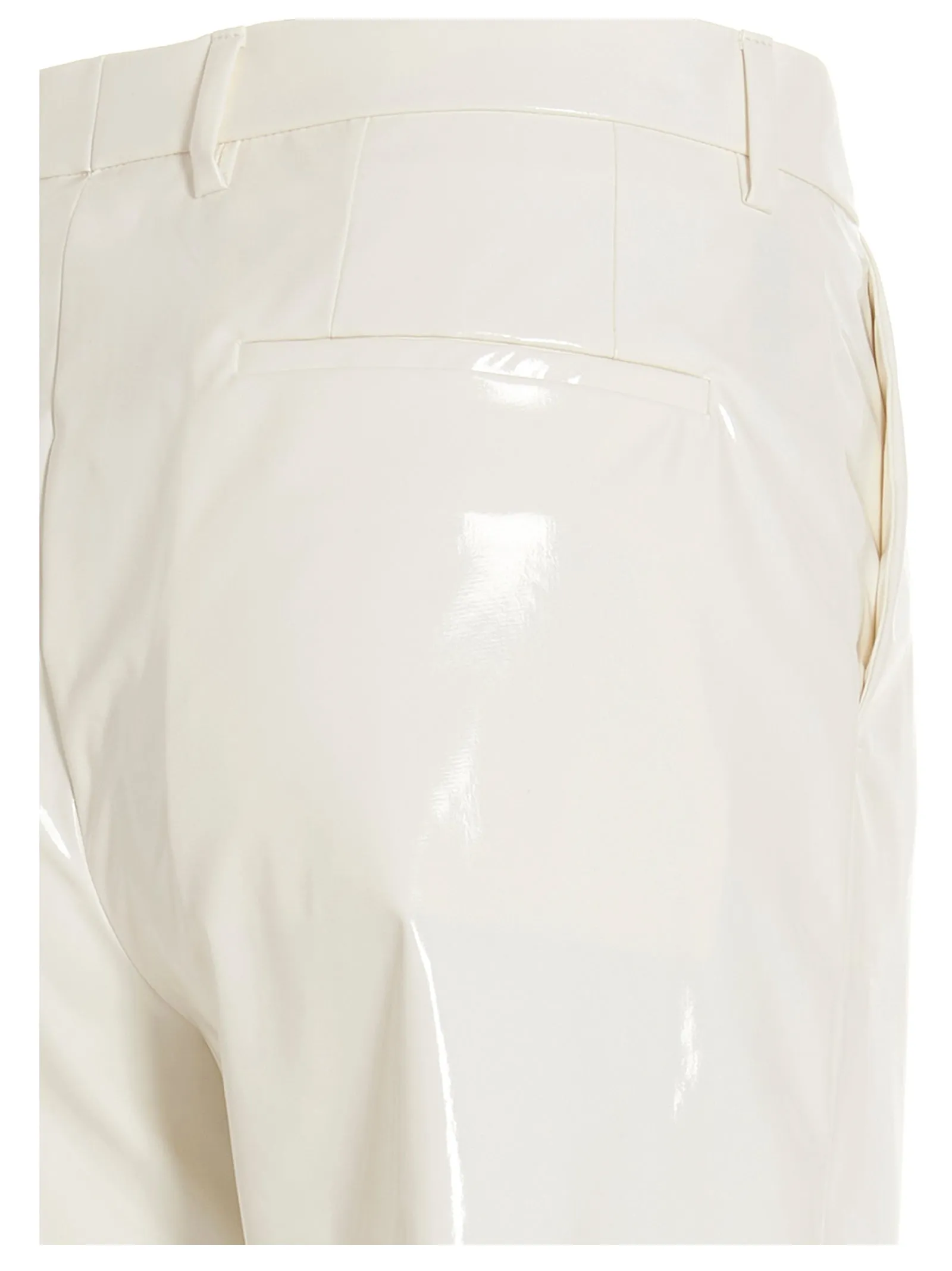 Dolce & Gabbana Laminated Stretch Satin Pants