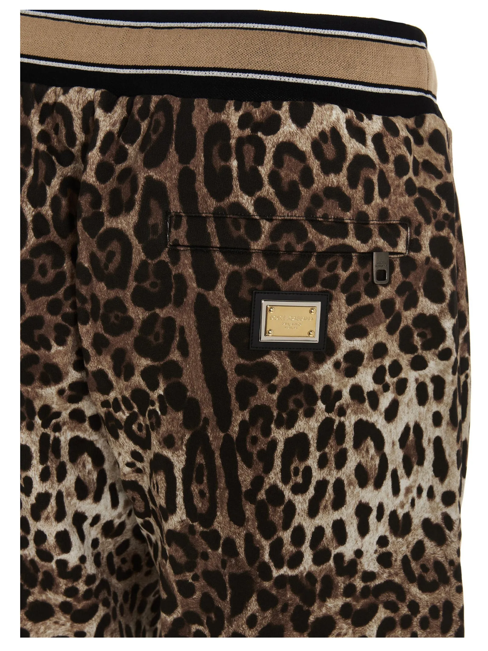 Dolce & Gabbana Leopard Printed Shorts