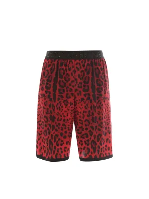 Dolce & Gabbana Logo Band Printed Bermuda Shorts