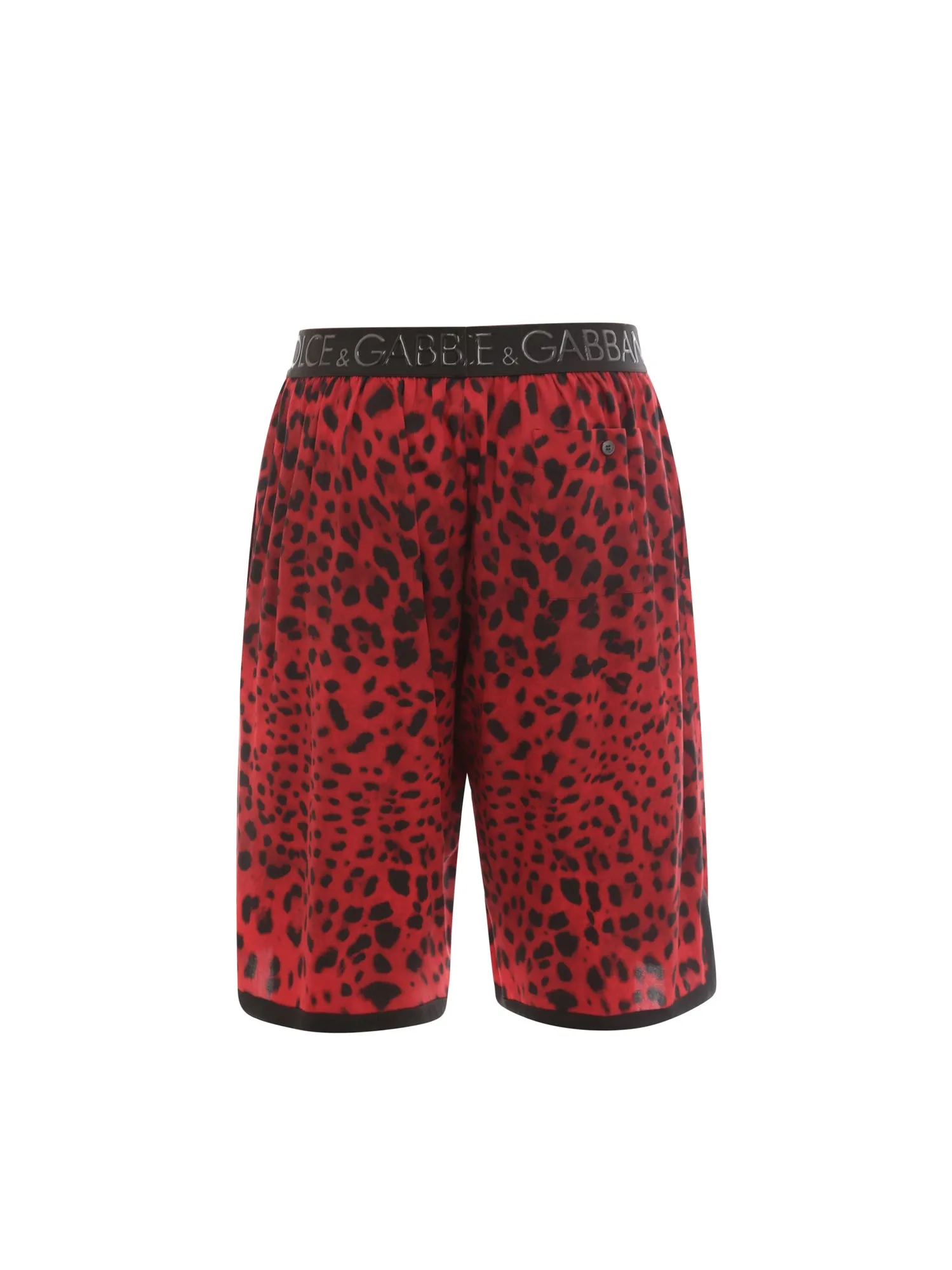 Dolce & Gabbana Logo Band Printed Bermuda Shorts