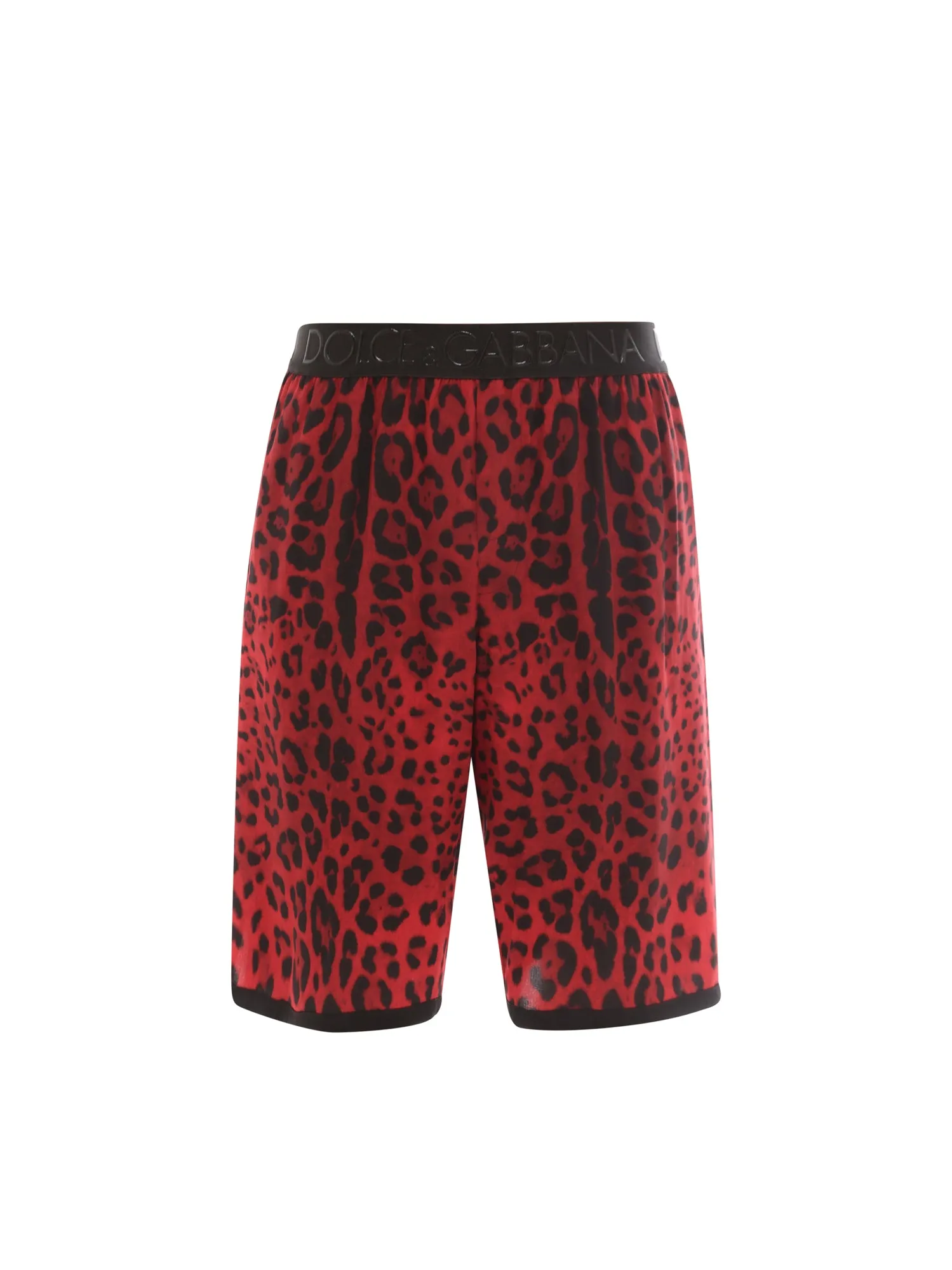 Dolce & Gabbana Logo Band Printed Bermuda Shorts