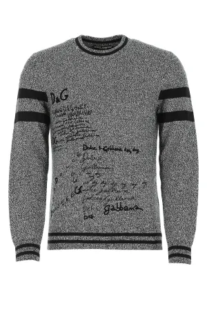 Dolce & Gabbana Logo Embroidered Sweater