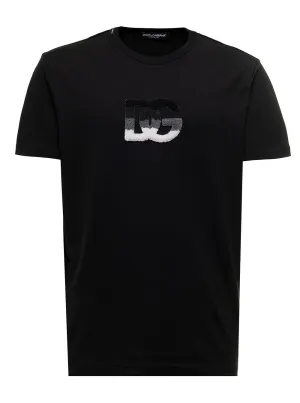Dolce & Gabbana Logo Patch Crewneck T-Shirt