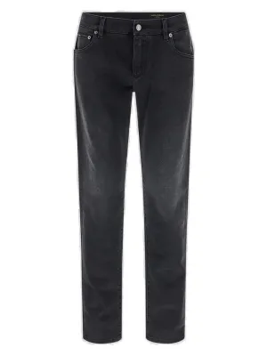 Dolce & Gabbana Logo Patch Skinny Jeans