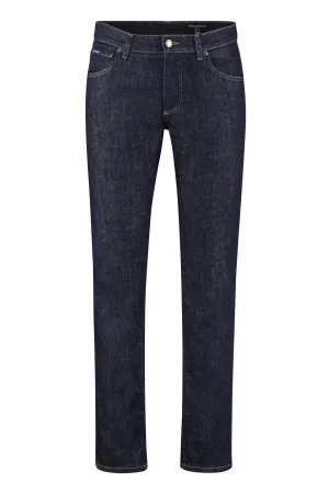 Dolce & Gabbana Logo Plaque Slim Fit Jeans