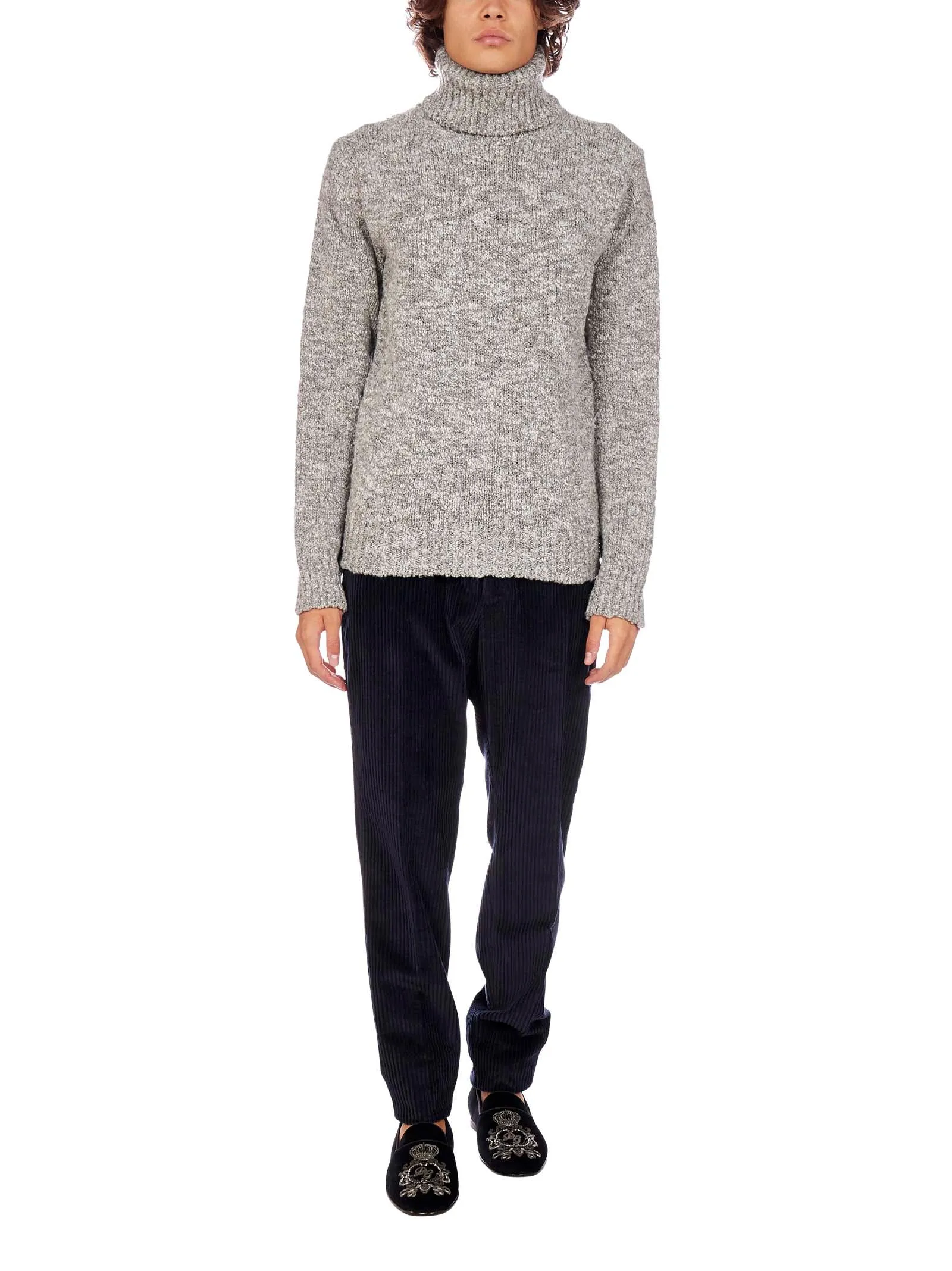 Dolce & Gabbana Roll-Neck Knit Sweater