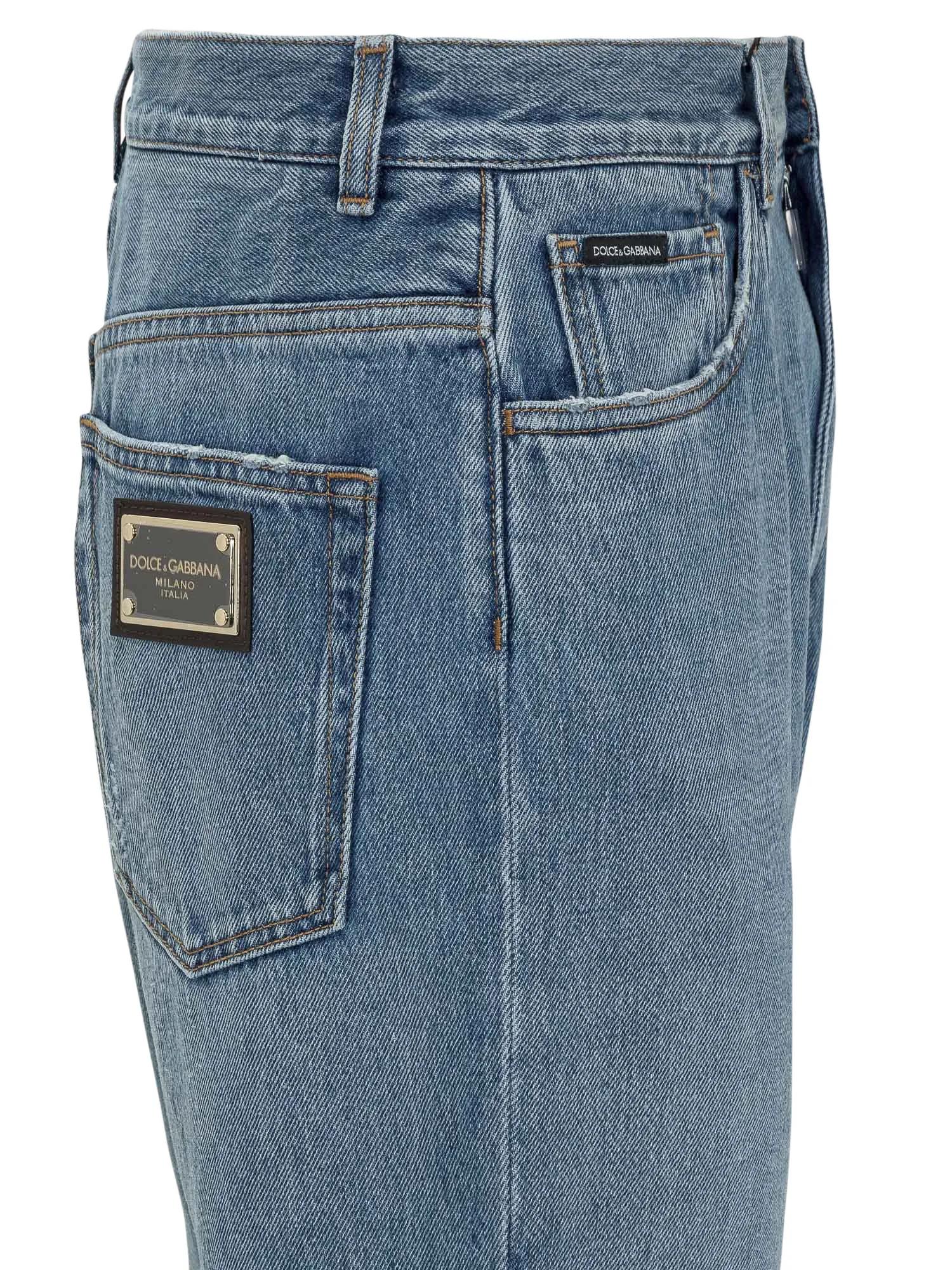 Dolce & Gabbana Straight-Leg Denim Jeans