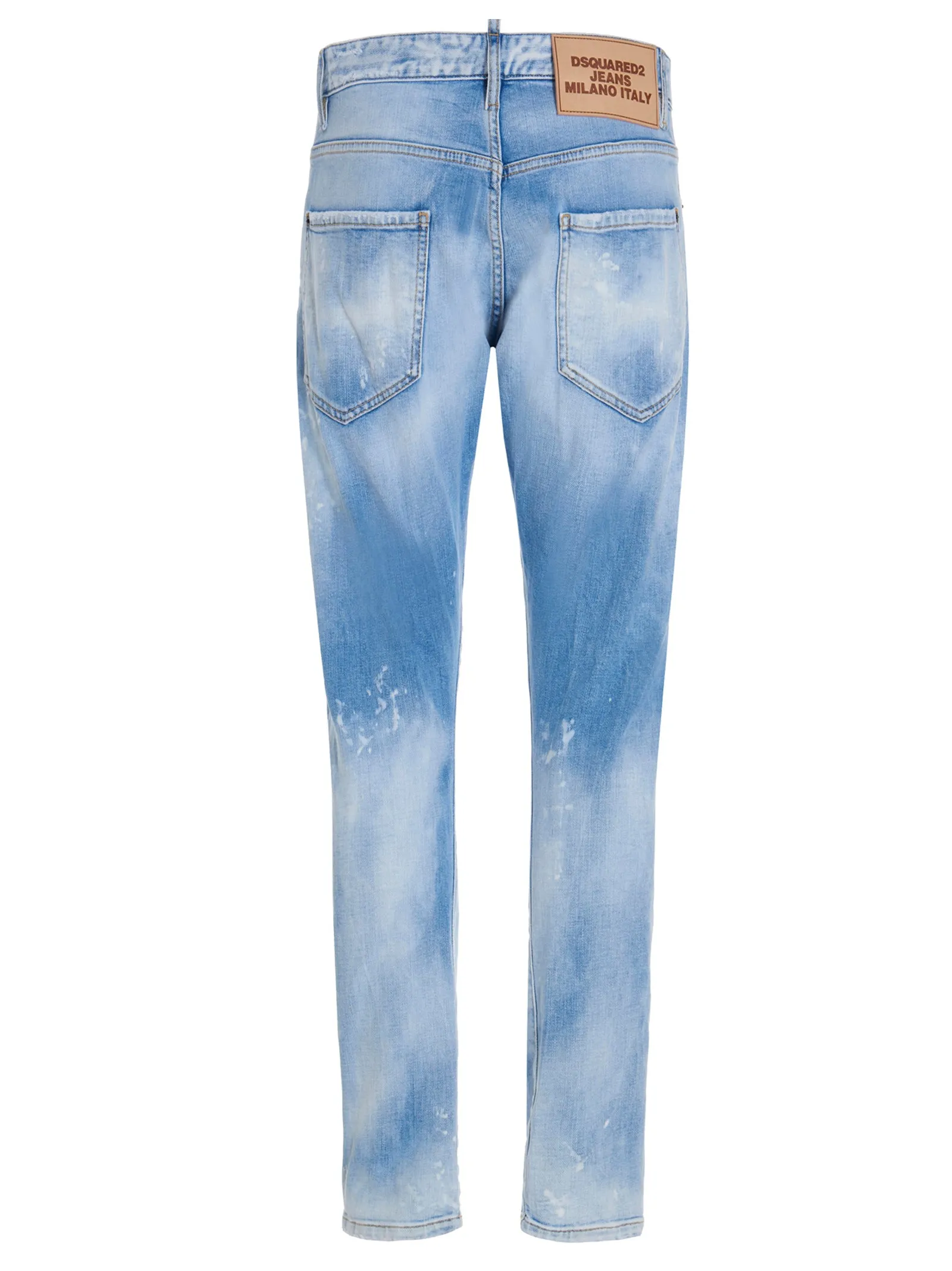 Dsquared2 Bleach Wash Skinny Jeans