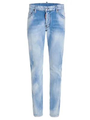 Dsquared2 Bleach Wash Skinny Jeans