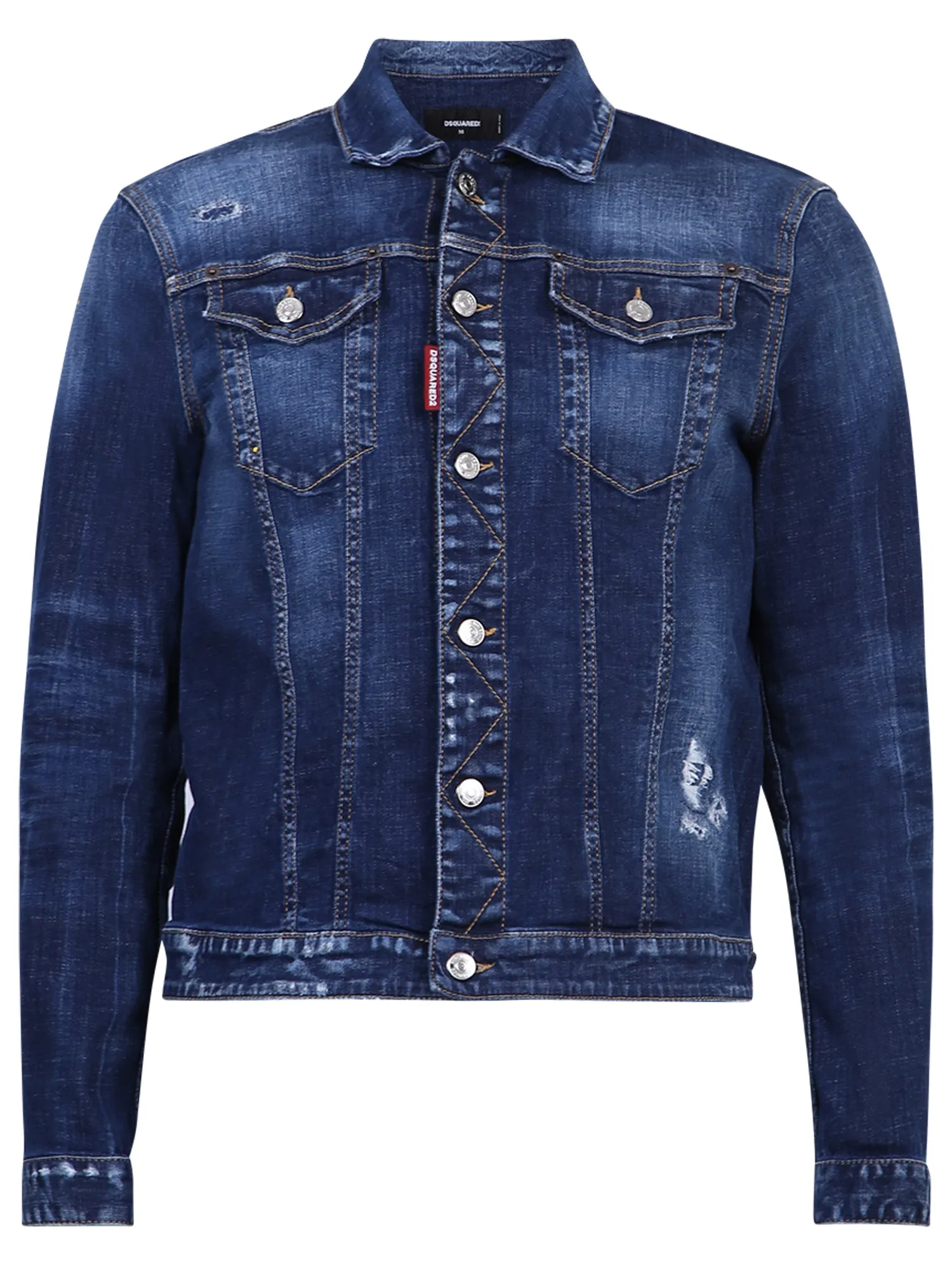 Dsquared2 Dan Logo Patch Denim Jacket