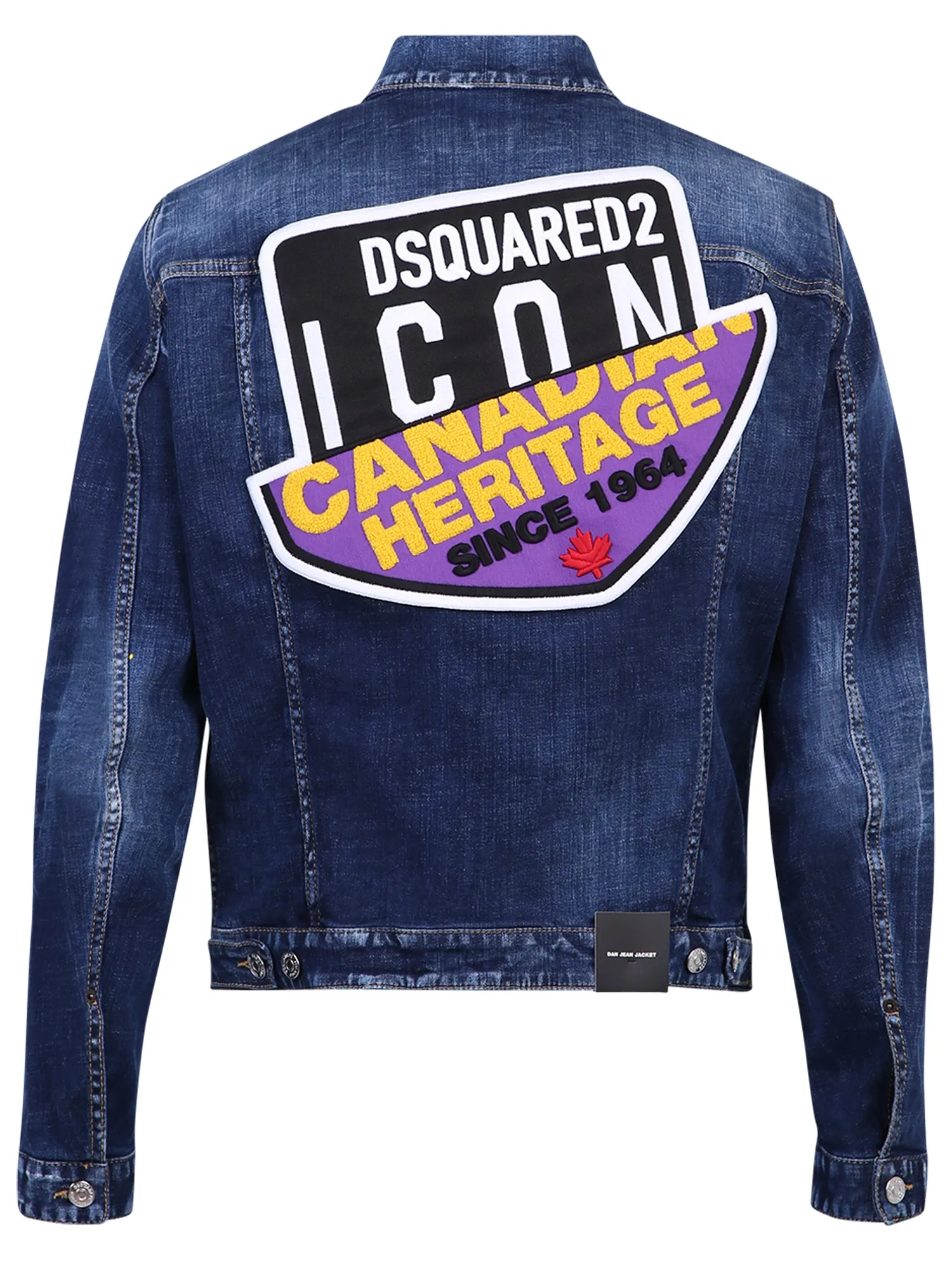 Dsquared2 Dan Logo Patch Denim Jacket