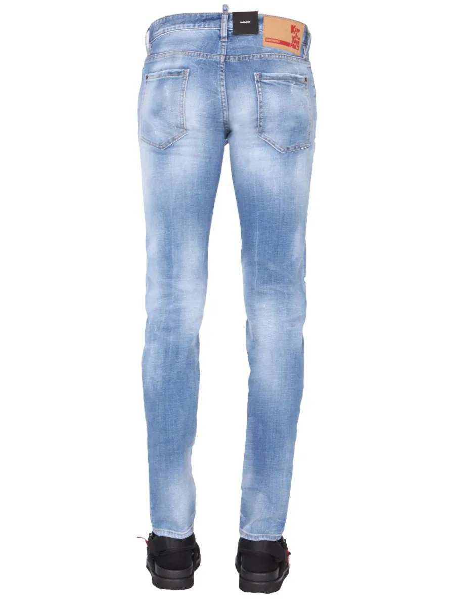 Dsquared2 Distressed Bootcut Jeans