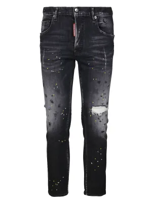 Dsquared2 Distressed Cropped Jeans