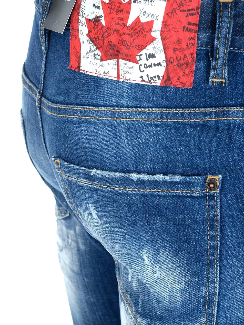 Dsquared2 Distressed Effect Skinny Jeans