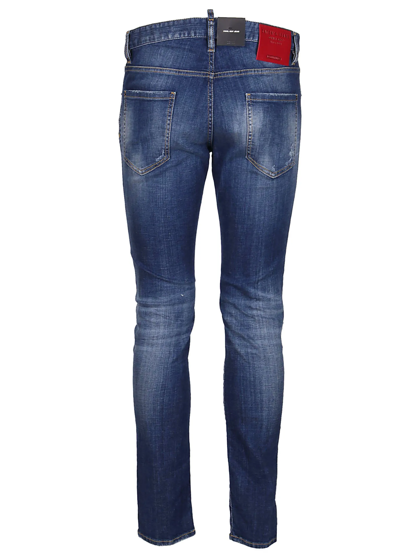 Dsquared2 Distressed Logo Patch Jeans