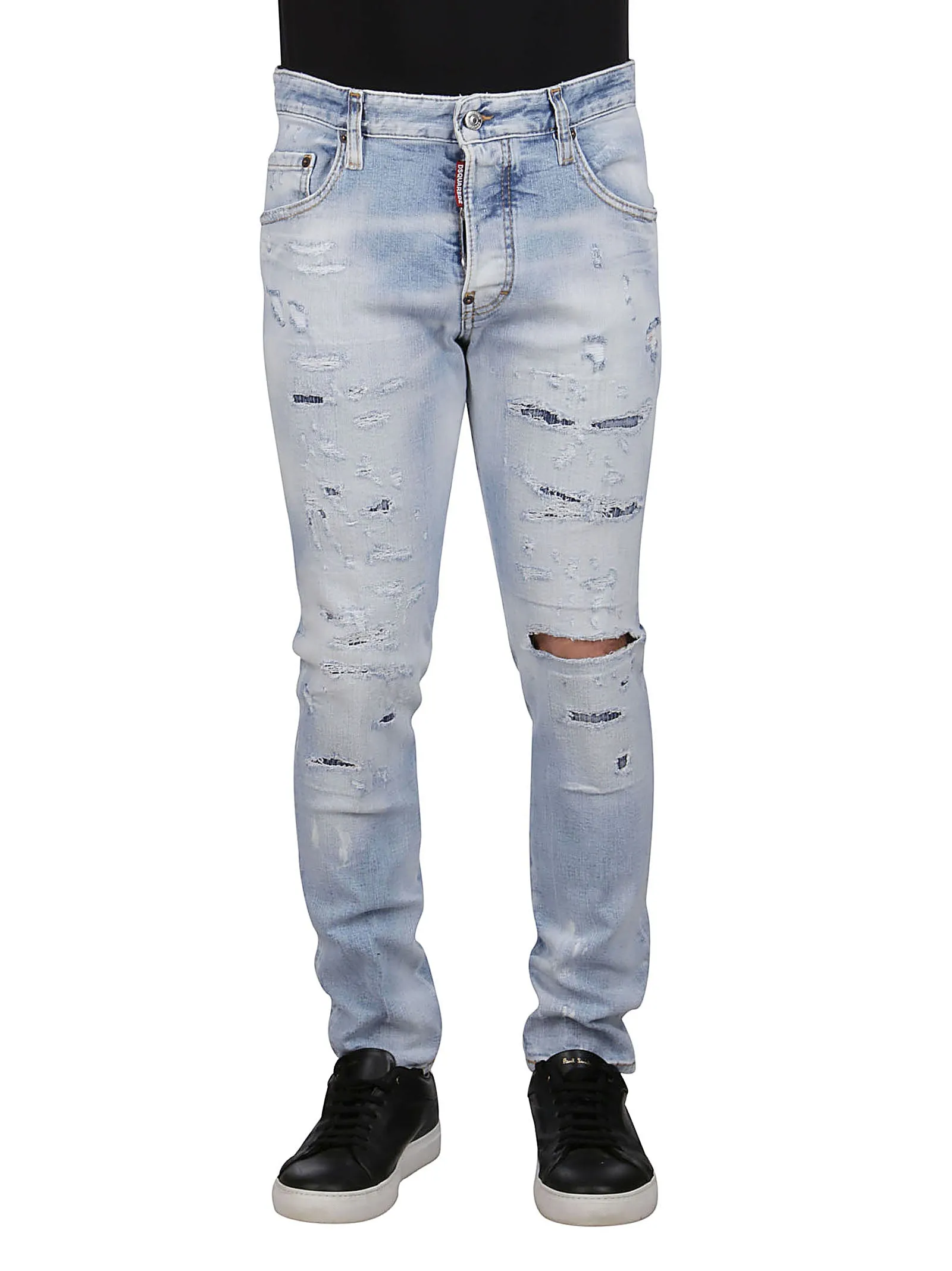 Dsquared2 Distressed Skinny Leg Jeans