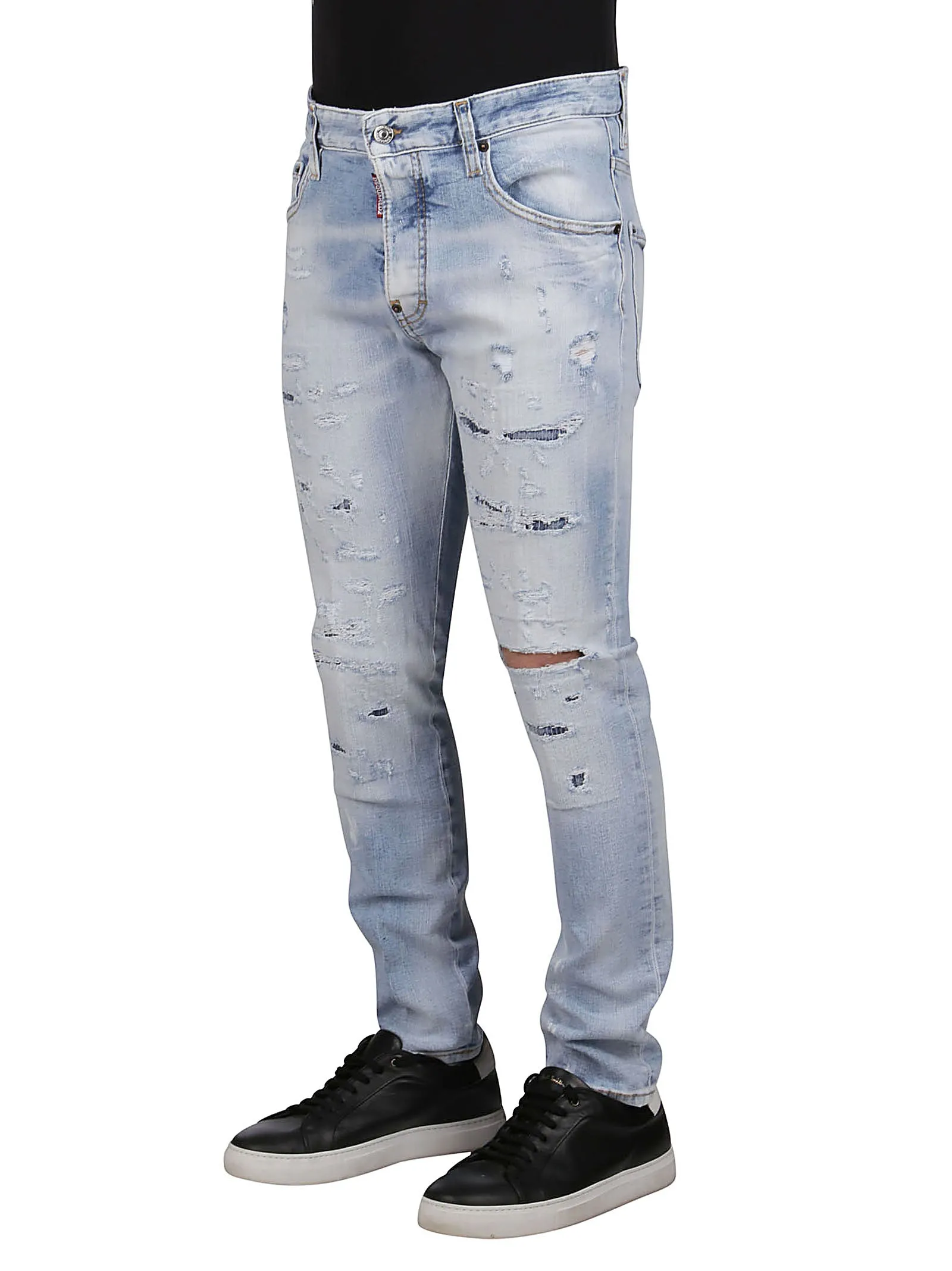 Dsquared2 Distressed Skinny Leg Jeans