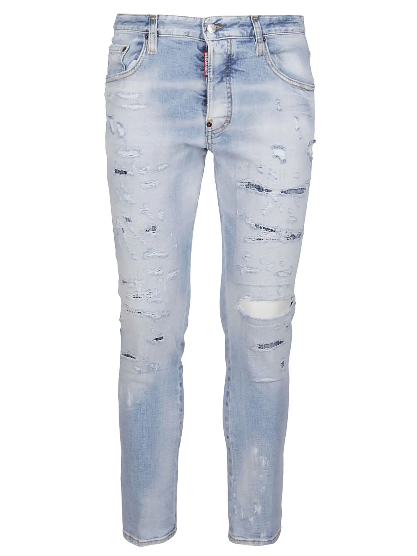 Dsquared2 Distressed Skinny Leg Jeans