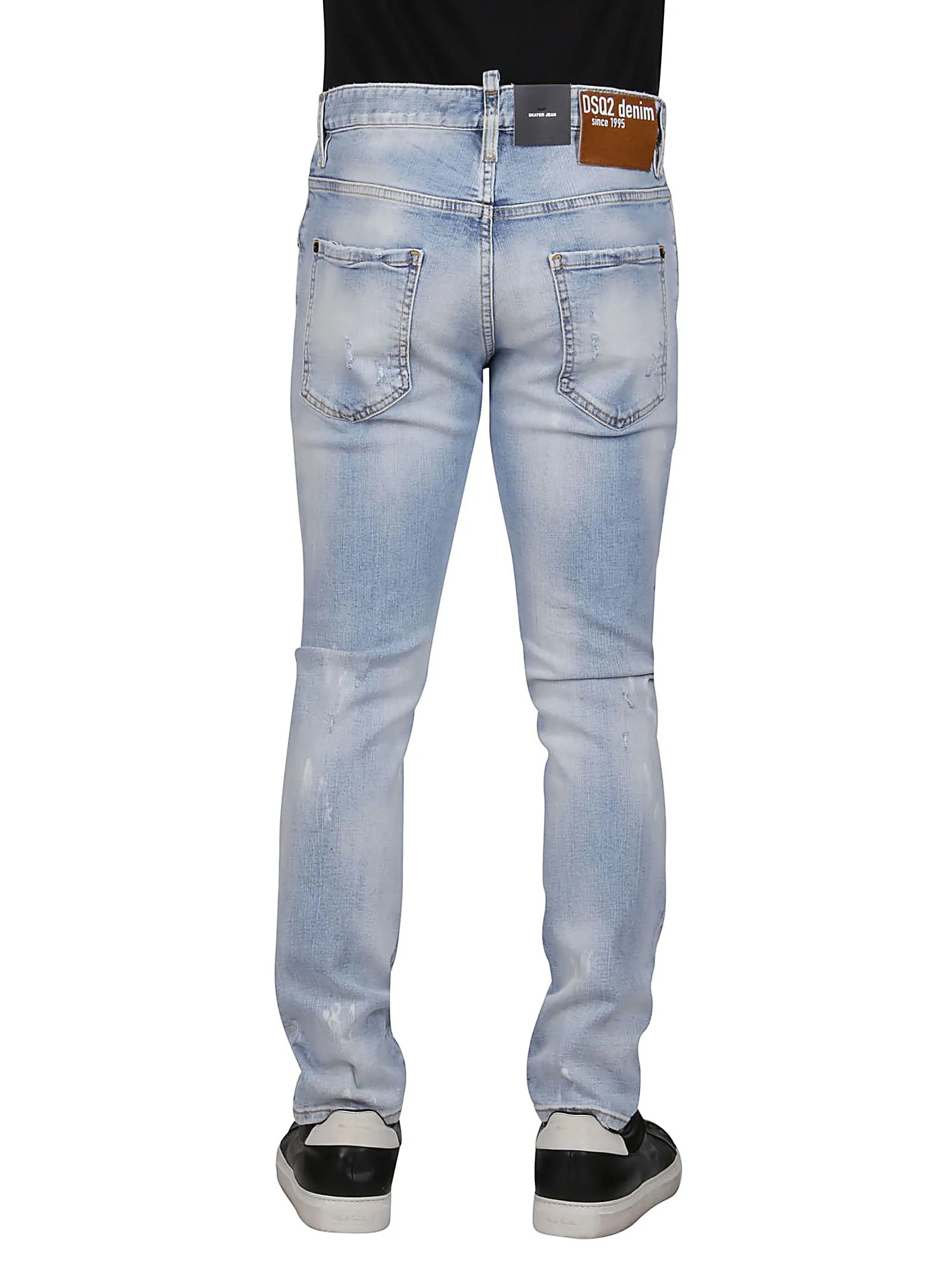 Dsquared2 Distressed Skinny Leg Jeans