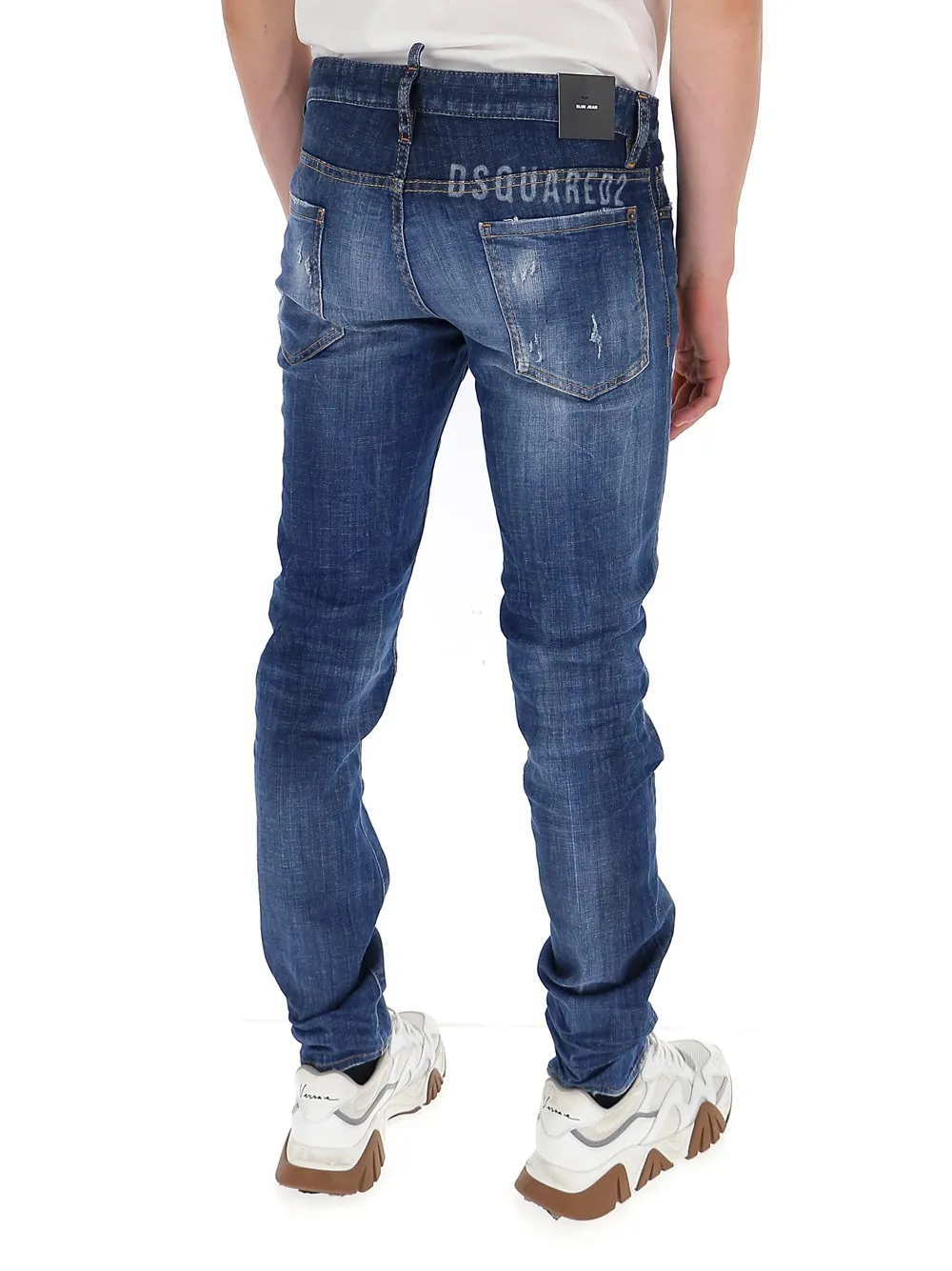 Dsquared2 Distressed Slim-Fit Jeans