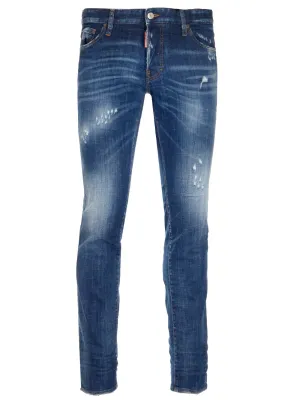 Dsquared2 Distressed Slim-Fit Jeans