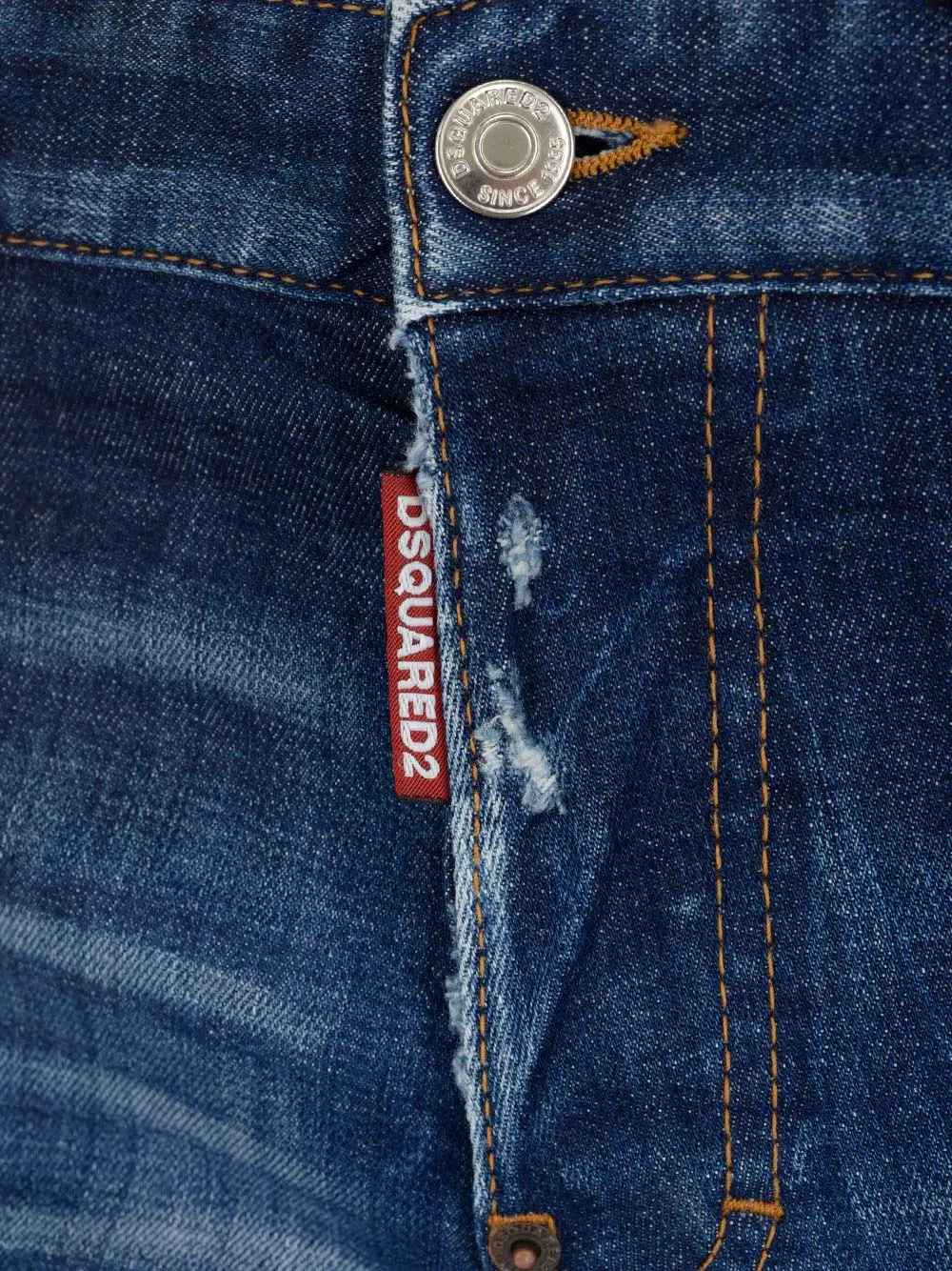 Dsquared2 Distressed Slim-Fit Jeans