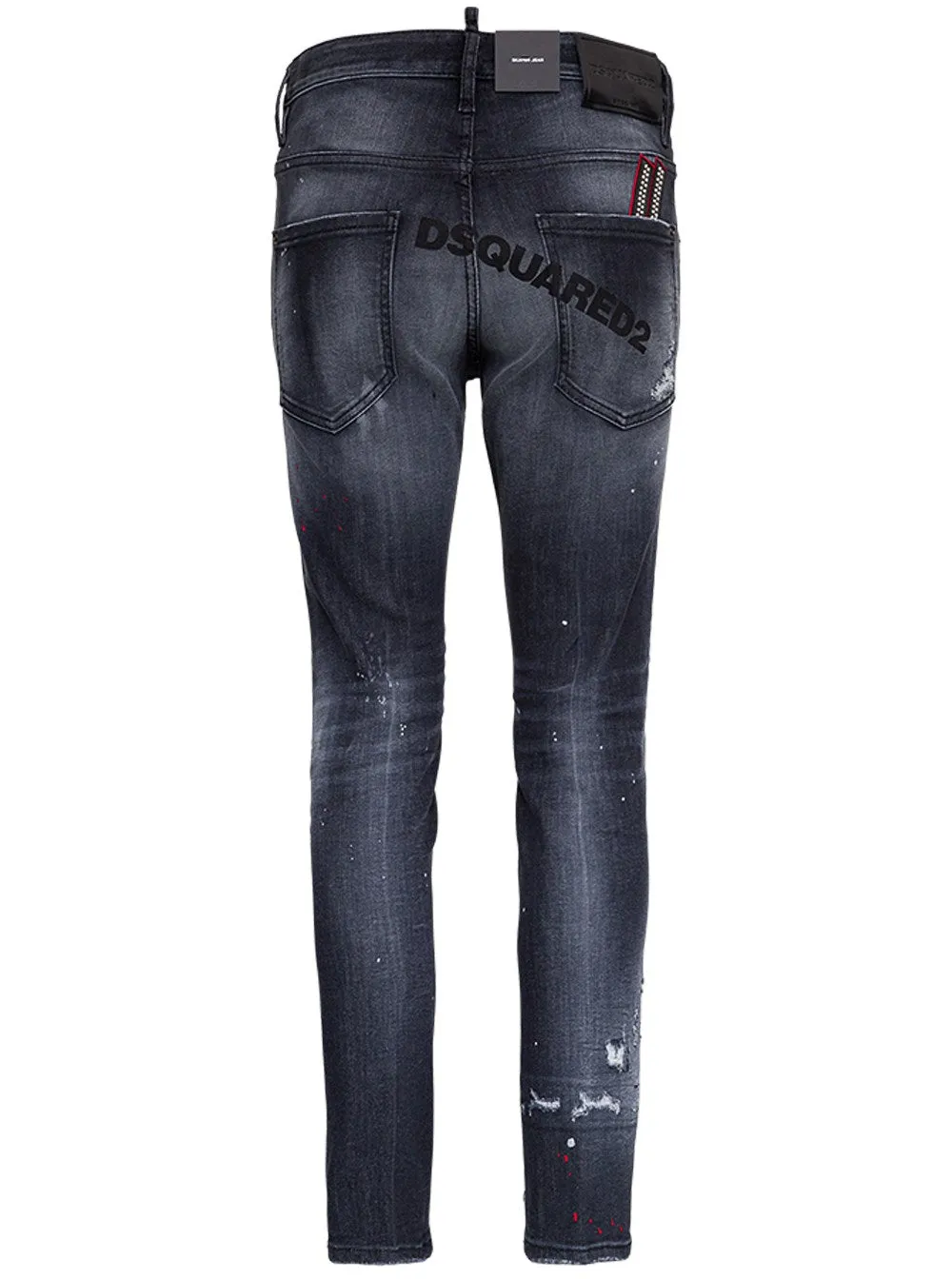 Dsquared2 Distressed Straight Leg Jeans