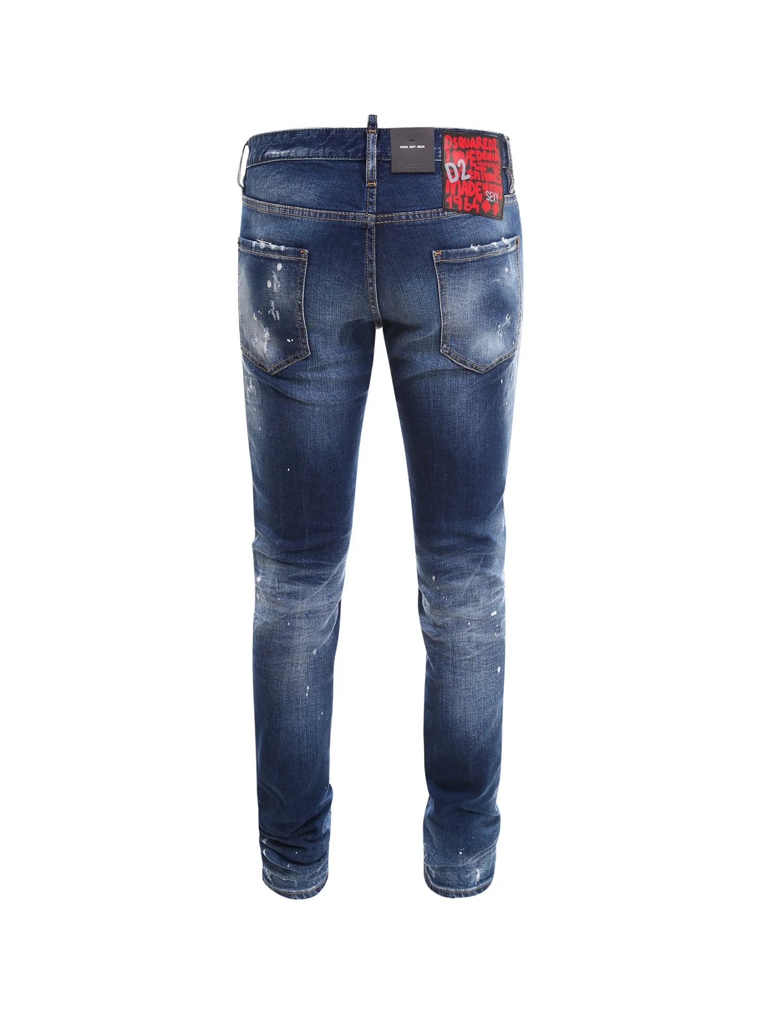Dsquared2 Distressed Washed-Out Jeans